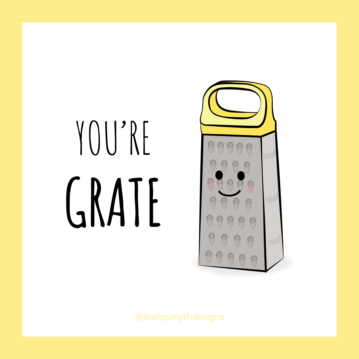 You're grate