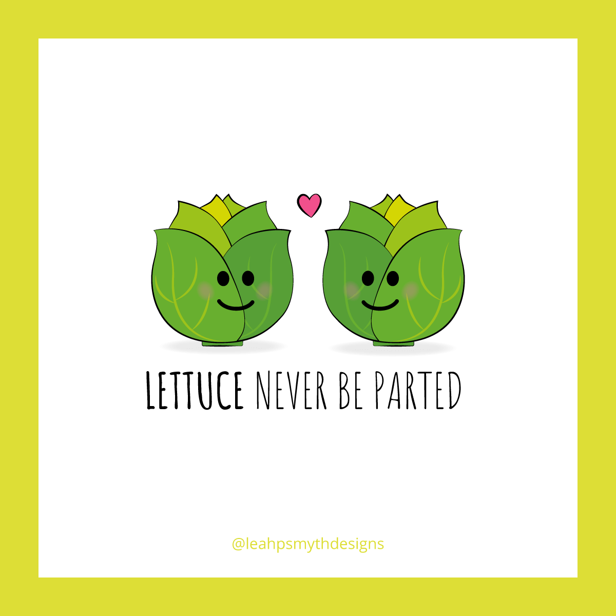 Lettuce never be parted