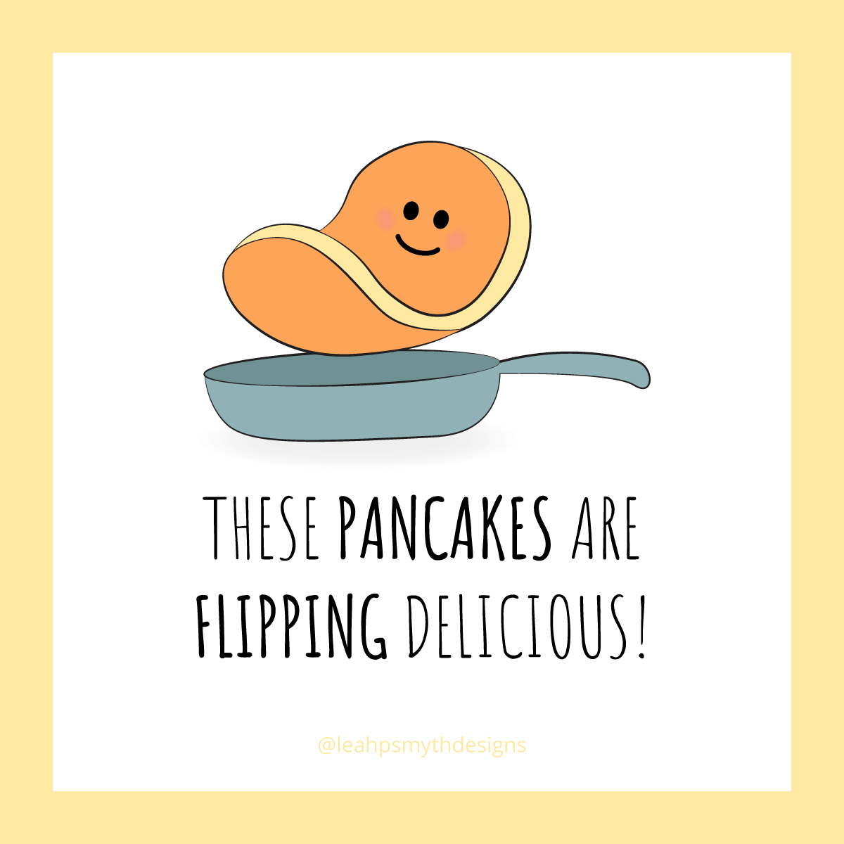 These pancakes are flipping delicious