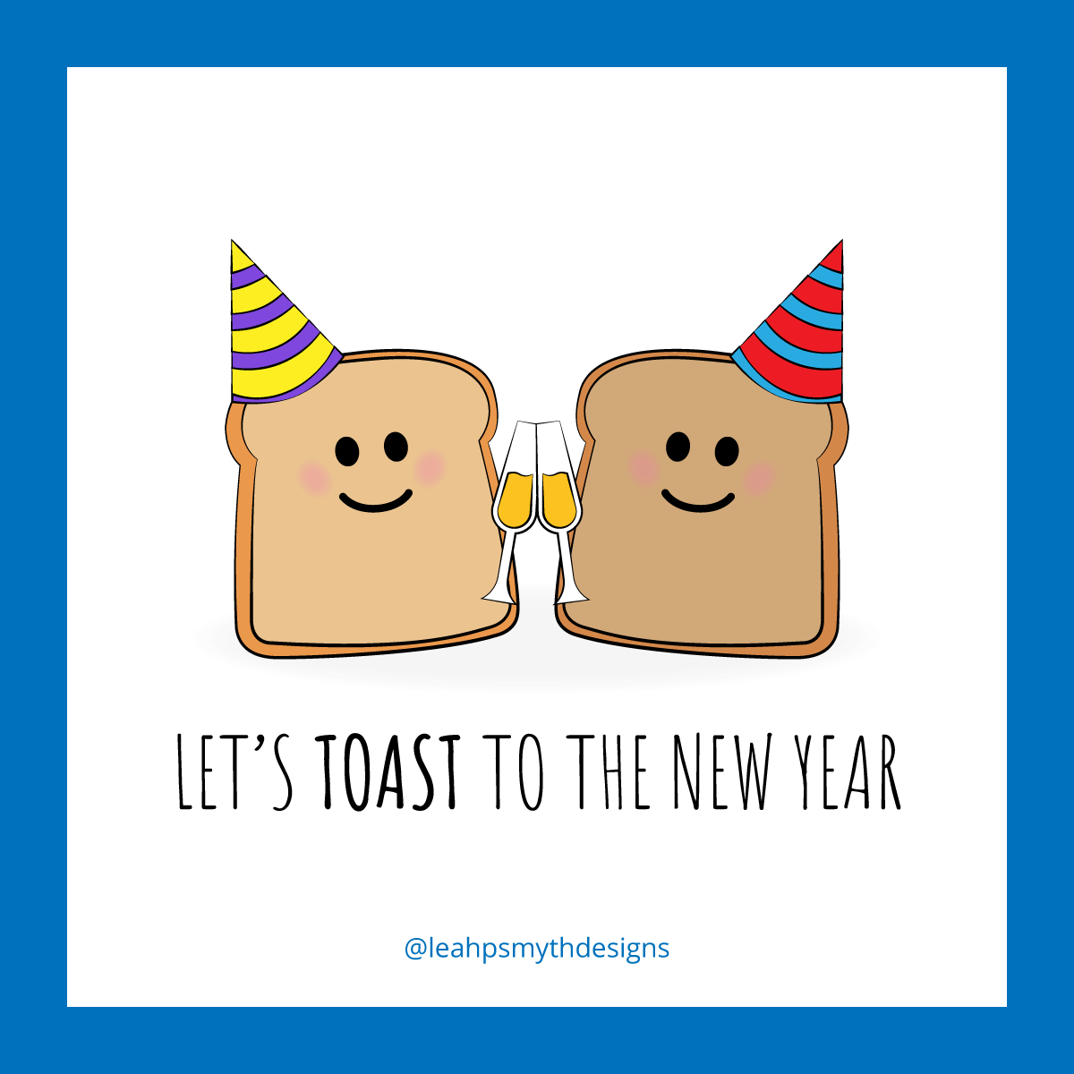 Let's toast to the new year